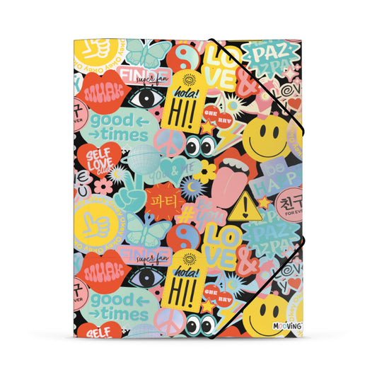 Carpeta Oficio 3 Solapas Smile Fever