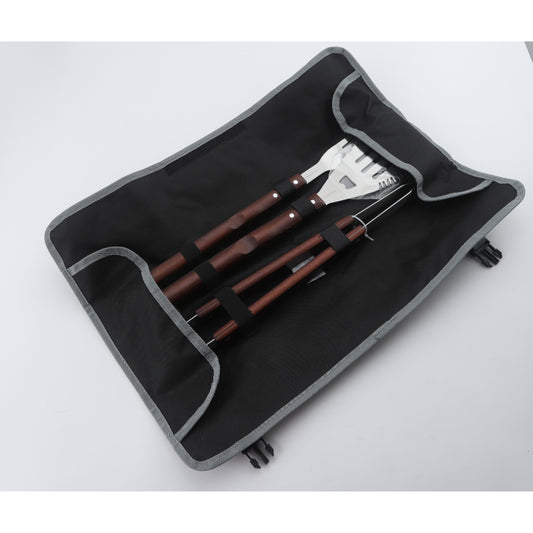 Set 3 Piezas Acero Inoxidable Con Funda
