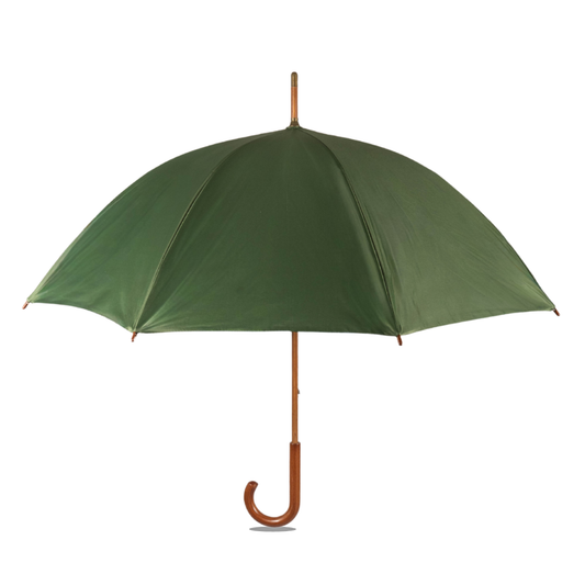 Combo Mochila Viaje Viral  Llaima Montana 36L Expandible + Paraguas Clásico Verde