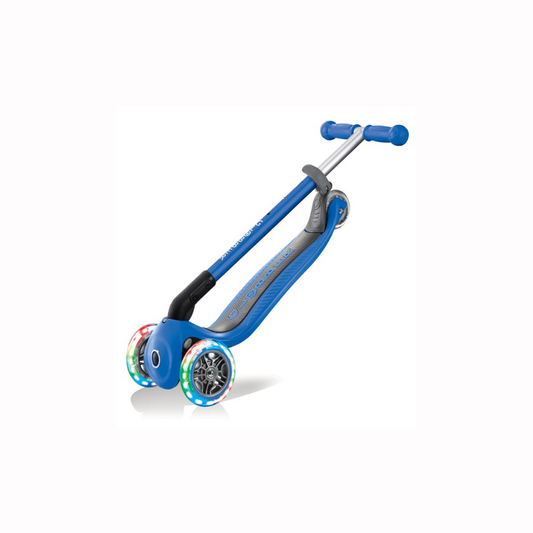 Scooter Infantil Con Luces Led Azul Globber