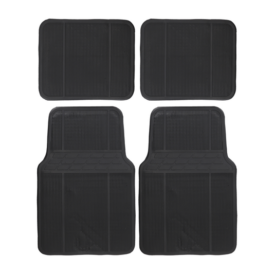 Cubrepiso Goma Negro 2008 Set 4 Piezas Motorlife