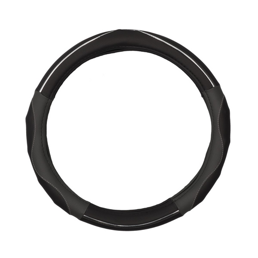 Cubre Volante Negro - Gris Grip Motorlife