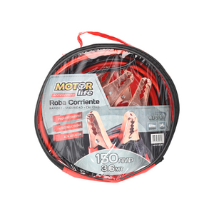 Cable Robacorriente 150A 3,6 Mt Motorlife