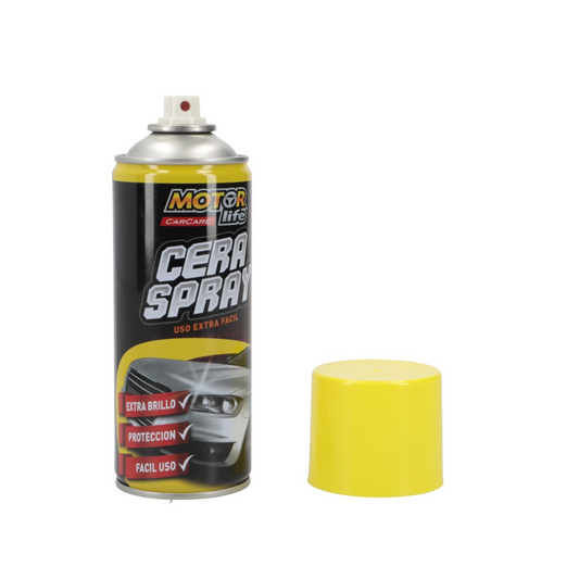 Cera Para Auto Spray 400cc Motorlife