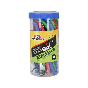 Set De 6 Elásticos Motorlife