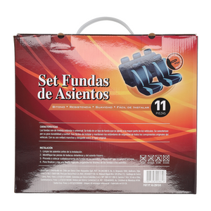 Motorlife Cubre Asientos Estándar Negro - Gris