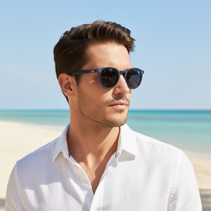 Combo Lentes de sol Rostock color navy + Lentes de sol Ulm color gris