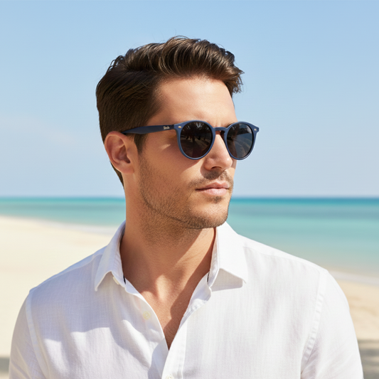 Lentes de sol Rostock color navy