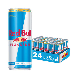 Bebida Energética Red Bull Sin Azúcar Caja 24 x 250 ml