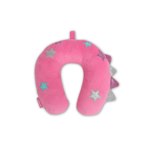 Combo 1 Mochila Infantil Satin Intensamente 2 + 1 Cojín Para El Cuello Rosa Infanti