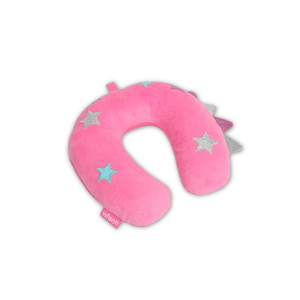 Combo 1 Mochila Infantil Satin Intensamente 2 + 1 Cojín Para El Cuello Rosa Infanti