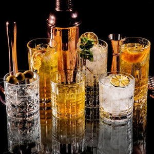 Set 6 Vasos Bajos Vintage Gatsby 330 ml FTA