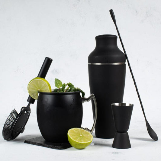 Jarra 500 ml Lisa Negro Mate Moscow Mule Lugano