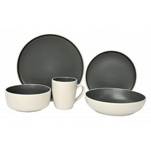 Set de Vajilla 20 Piezas Olive Lugano