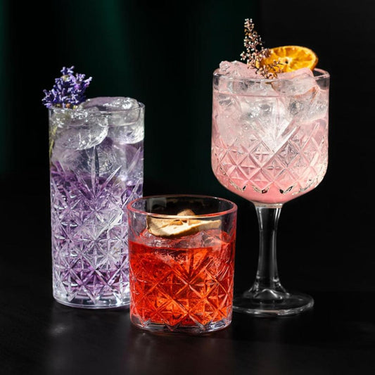 Set 6 Vasos Altos Square Broadway 450 ml Lugano