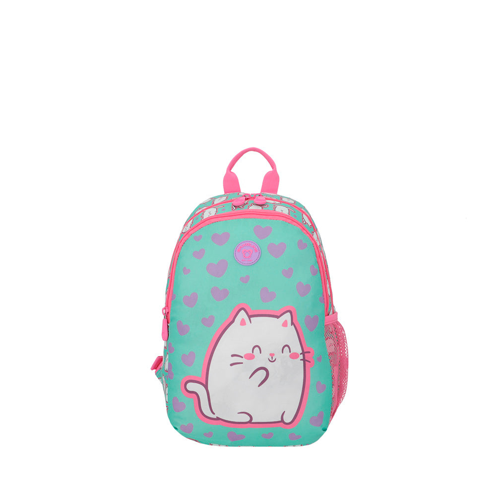 Mochila Homeschool Mint Cat