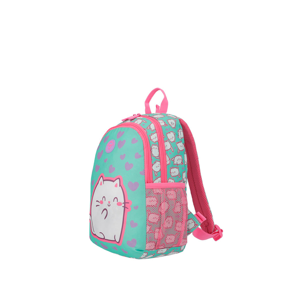 Mochila Saxoline Kids Mint Cat