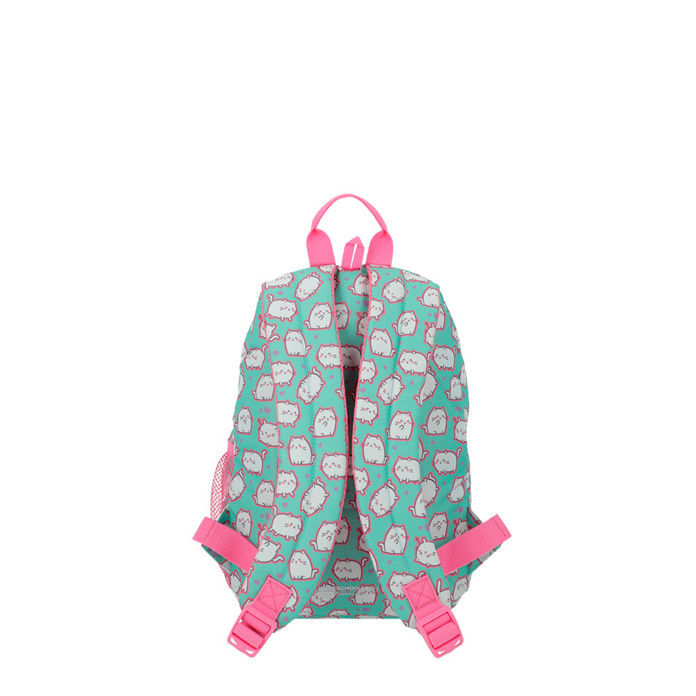 Mochila Homeschool Mint Cat