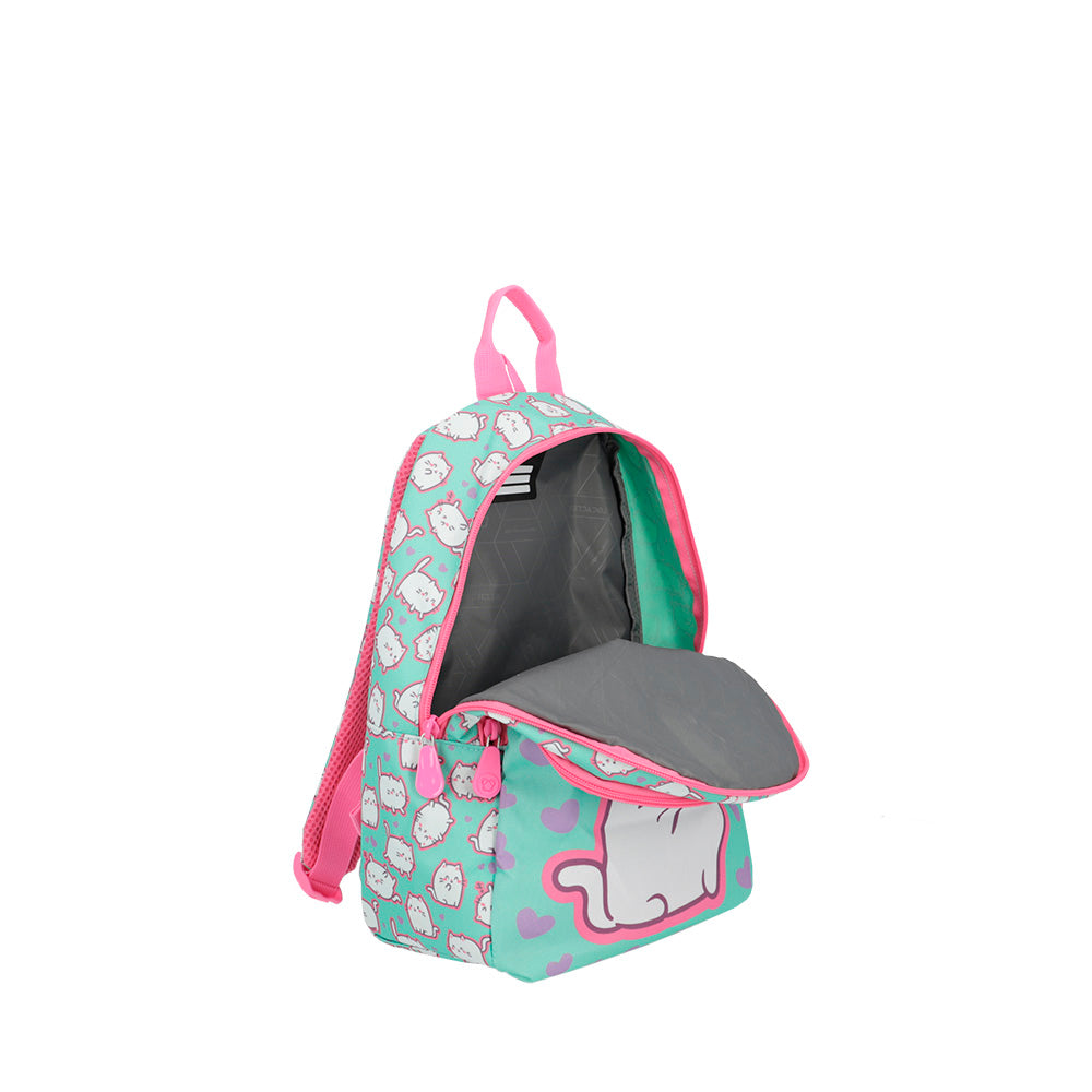 Mochila Homeschool Mint Cat