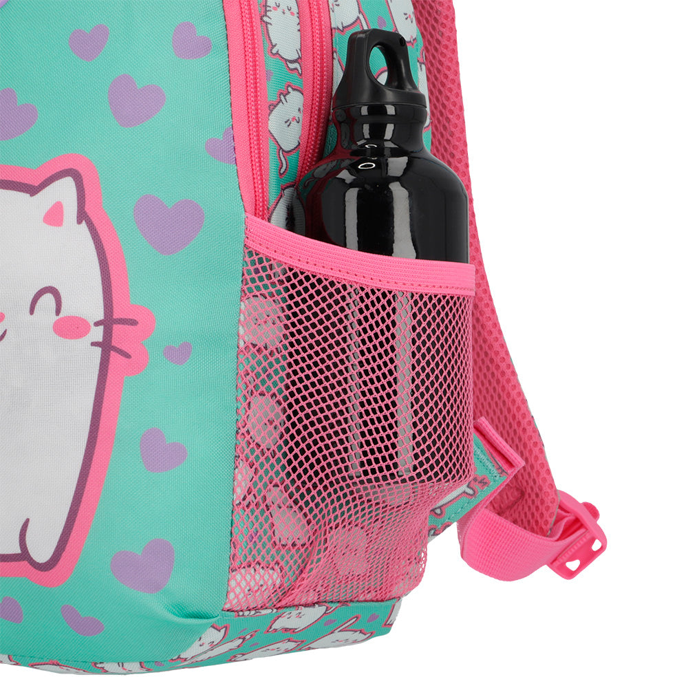 Mochila Homeschool Mint Cat