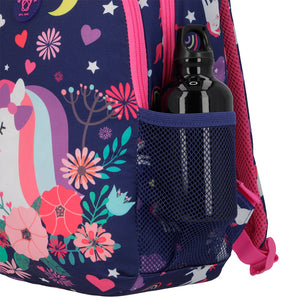 Mochila Homeschool Blue Unicorn