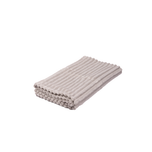 Manta Fleece Stripes 125x150cm Gris