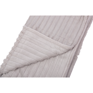 Manta Fleece Stripes 125x150cm Gris