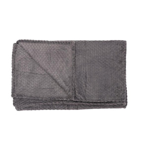 Combo Manta Fleece gris oscuro 125x150cm + Café en grano Juan Valdez Volcán 454g