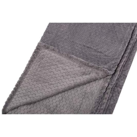 Combo Manta 125x150cm + Guatero Gris Oscuro