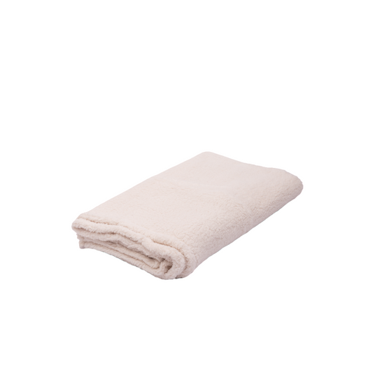Manta Sherpa 125x150cm Ecru