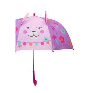 Combo 1 Botas De Agua Infantil + 1 Paraguas Cabeza Llama + 1 Mochila Infantil Gato Rosada