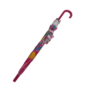 Combo Minnie: Paraguas Infantil Disney + Impermeable Gris Cara Minnie