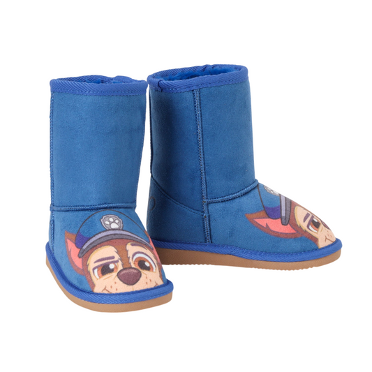 Combo Pantuflas Chiporro Niño Paw Patrol Azul + Pantuflas Chiporro Niña Stitch Lilo & Stitch Denim