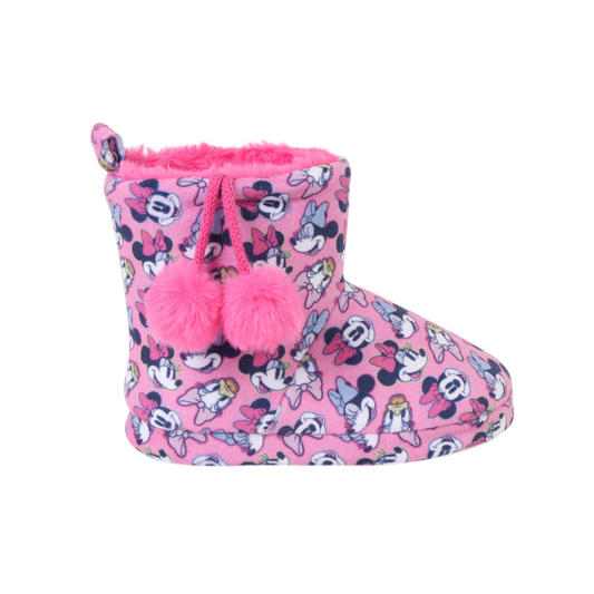 Pantufla Chiporro Niña Minnie Rosado