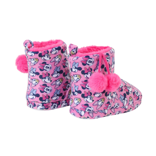 Pantufla Chiporro Niña Minnie Rosado