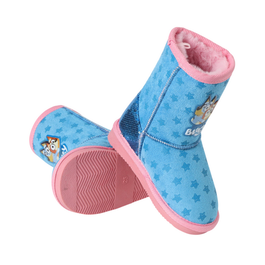 Pantufla Chiporro Niña Bluey Celeste