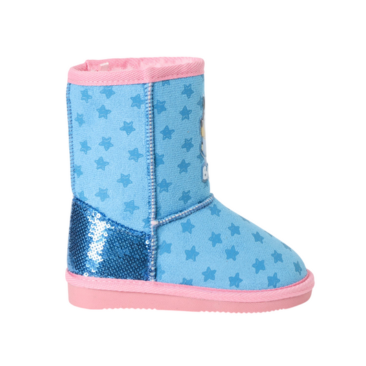 Pantufla Chiporro Niña Bluey Celeste