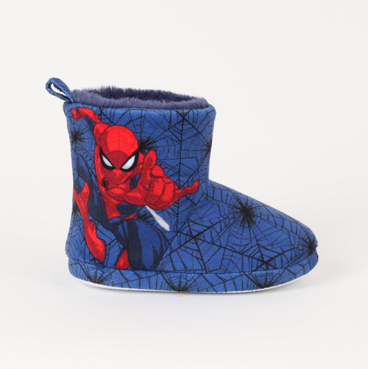 Combo Pantufla Chiporro Niña Paw Patrol Rosado + Pantufla Niño Spider-Man Azul
