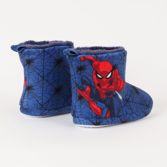 Combo Pantufla Chiporro Niña Paw Patrol Rosado + Pantufla Niño Spider-Man Azul