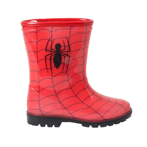 Bota De Agua con Luces y Chiporro Niño Spider-Man Rojo