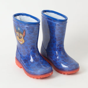 Bota de Agua Niño con Luces y Chiporro Paw Patrol Chase Azul