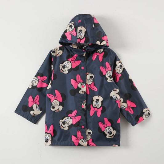 Chaqueta Impermeable para Niña con Diseño Minnie Mouse