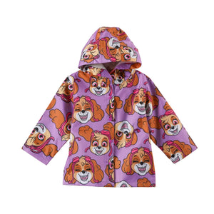 Combo Skye Paw Patrol: Chaqueta Impermeable Niña Rosada + Gorro Toddlera