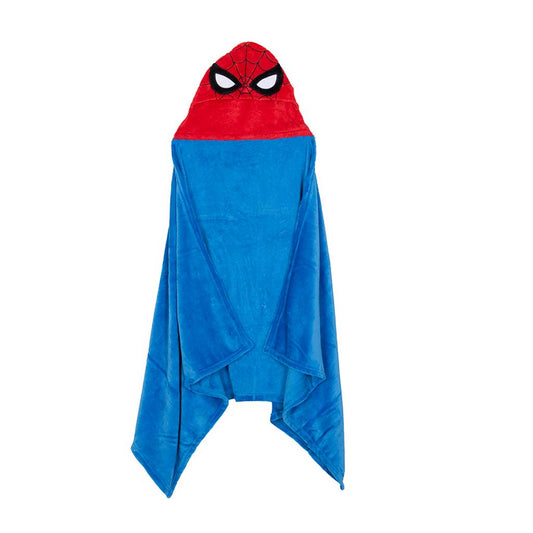 Manta capucha 3D 75x150cm Spiderman