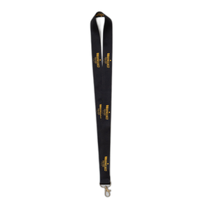 Lanyard Centenario Negro Logo Letra
