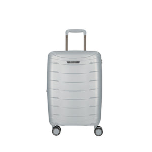Maleta Cabina Saxoline Moonstone Impact Pro Plateada