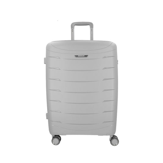 Maleta mediana Saxoline Moonstone Impact Pro Plateada