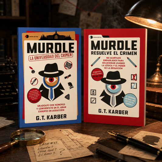 Combo Libros Murdle Misterio Y Deducción