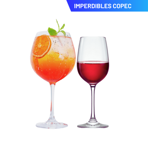 Combo 24 Copas Cristal:  12 Copas Cóctel + 12 Copas Vino