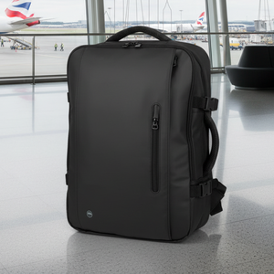 Mochila Viaje Viral XL 40L Llaima Negro. Repelente al agua BTS26